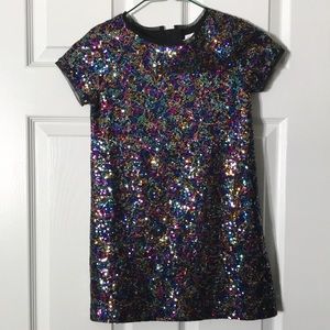 GAP Kids Rainbow Sequin Party Dress